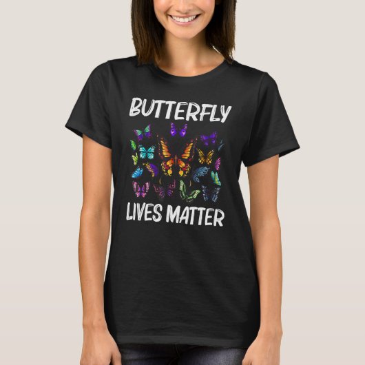 Cool Butterfly For Men Women Monarch Butterflies E T-shirt (Voorkant)