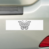 Cool Butterfly Tattoo Bumpersticker (Op auto)