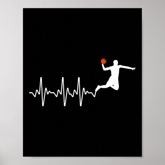 Cool Bysketbyll Player Design voor mannen Vrouwen Poster (Voorkant)