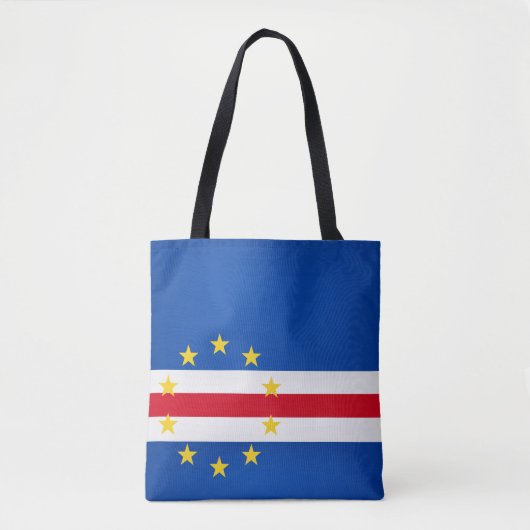 Cool Cabo Verde Flag Mode Tote Bag (Voorkant)