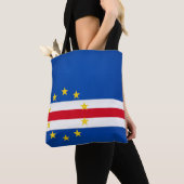 Cool Cabo Verde Flag Mode Tote Bag (Dichtbij)