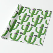 Cool Cacti Cadeaupapier (Uitgerold)