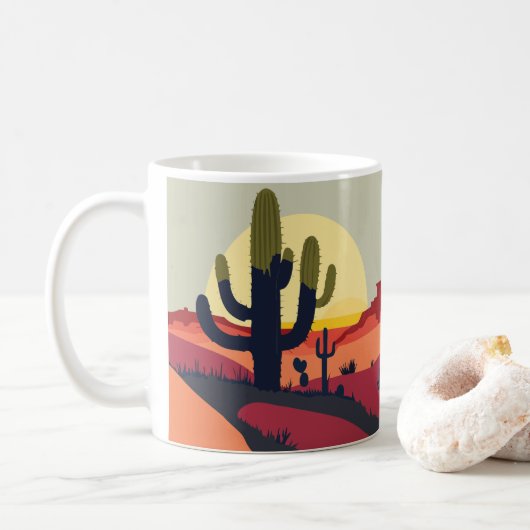 Cool cactus mok (Met donut)