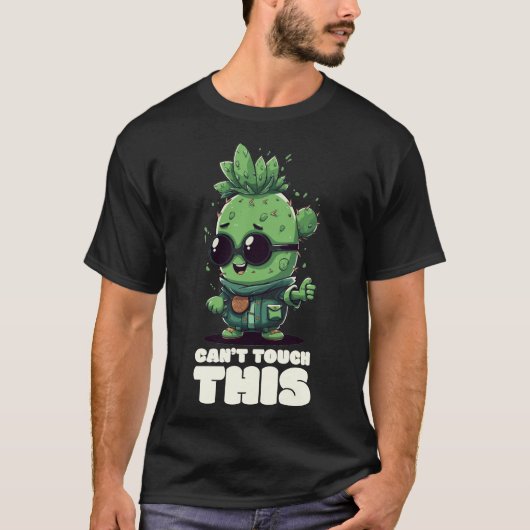 Cool Cactus T-shirt: kan dit niet aanraken! T-shirt (Voorkant)