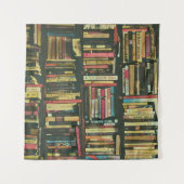 Cool cadeau voor bibliotheekliefhebber wandkleed (Voorkant (horizontaal))