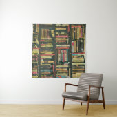 Cool cadeau voor bibliotheekliefhebber wandkleed (In Situ (horizontaal))