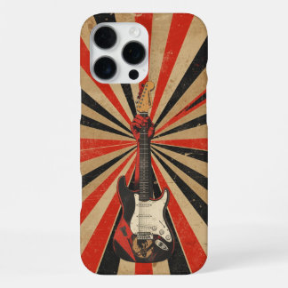 Cool Cadeau voor Elektrische Gitarist Sovjetkunst  iPhone 16 Pro Max Hoesje