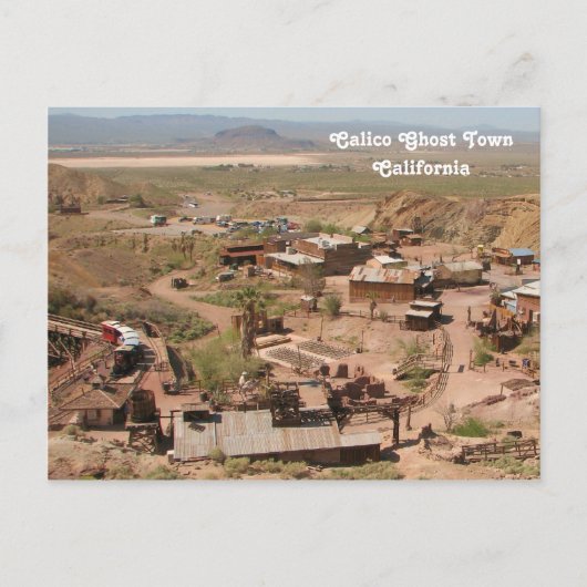 Cool Calico Ghost Town Briefkaart! Briefkaart (Voorkant)