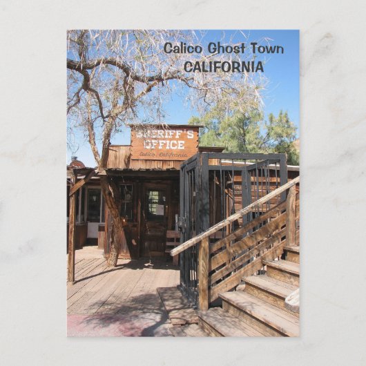 Cool Calico Ghost Town Briefkaart! Briefkaart (Voorkant)