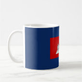 Cool Cambodian Flag Koffiemok (Links)
