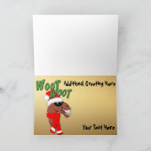 Cool Camel Hump Day Kerstmis Gold Feestdagen Kaart (Binnen)