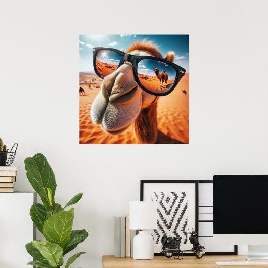 Cool Camel Poster (Thuiskantoor)