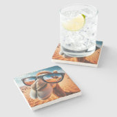 Cool Camel Stone Onderzetter (Zijkant)