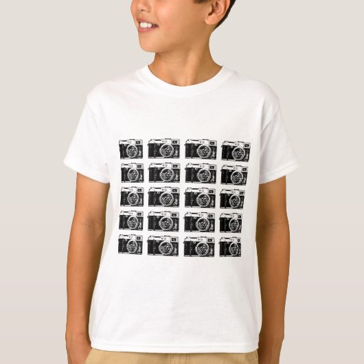 Cool camerapatroon t-shirt (Voorkant)