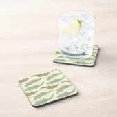 Cool Camo Alligators - naadloos patroon. Bier Onderzetter (Rechterzijde)