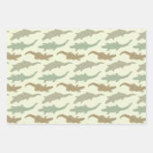 Cool Camo Alligators - naadloos patroon. Inpakpapier Vel (Voorkant)