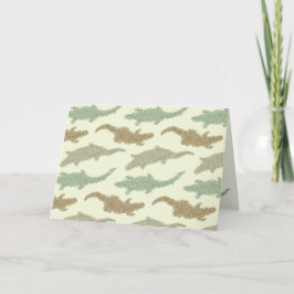 Cool Camo Alligators - naadloos patroon. Kaart