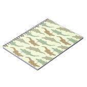 Cool Camo Alligators - naadloos patroon.       Notitieboek (Linkerzijde)