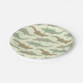 Cool Camo Alligators - naadloos patroon. Papieren Bordje (Gekanteld)