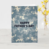 Cool Camo Vaderdagkaart Kaart (Gele Bloem)