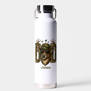 Cool Camouflage Dad – Herten met zonnebril Waterfles