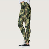 Cool Camouflage ROTC Militair Ontwerp Afstuderen Leggings (Links)