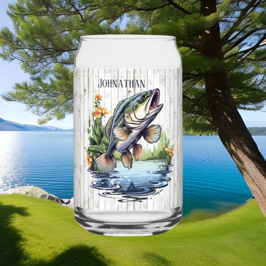 Cool camper Lake house vissen liefhebbers voeg naa Blikvorm Glas