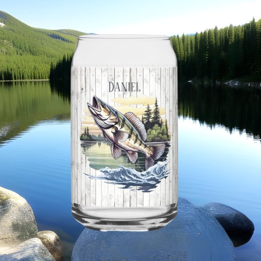 Cool camper Lake house vissen liefhebbers voeg naa Blikvorm Glas