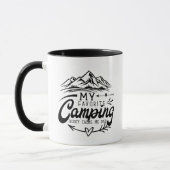 Cool Camping buddy Dad word art  Mok (Links)