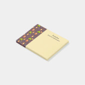 Cool Camping Design Outdoorsy Patroon Post-it® Notes (Schuin)