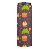 Cool Camping Design Outdoorsy Patroon Thermosbeker (Achterkant)