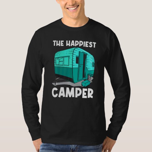 Cool Camping For Men Women Camper Camping Outdoor  T-shirt (Voorkant)