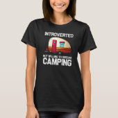 Cool Camping For Men Women Camper Hiking Bonfire C T-shirt (Voorkant)
