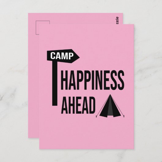 Cool Camping Kaart (Voorkant / Achterkant)