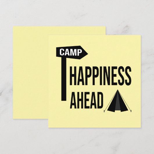 Cool Camping Kaart (Voorkant / Achterkant)