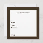 Cool camping liefhebbers feest kaart (Achterkant)