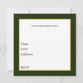 Cool camping liefhebbers feest kaart (Achterkant)