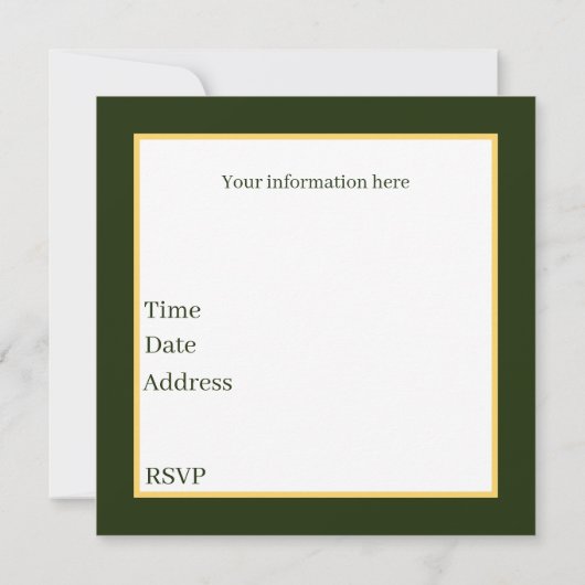 Cool camping liefhebbers feest kaart (Achterkant)