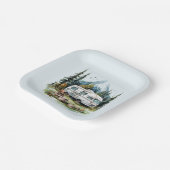 Cool camping liefhebbers feest papieren bordje (Gebogen)