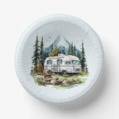 Cool camping liefhebbers feest papieren kommen (Voorkant)