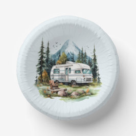 Cool camping liefhebbers feest papieren kommen