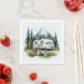 Cool camping liefhebbers feest servet (Insitu)