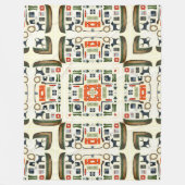 Cool Camping Quilt Fleece Deken (Voorkant)