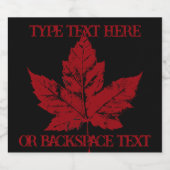 Cool Canada Bierlabels Custom Canada Flessenlabel Bier Etiket (Enkel label)