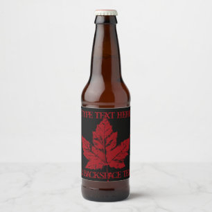 Cool Canada Bierlabels Custom Canada Flessenlabel Bier Etiket