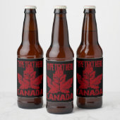 Cool Canada Bierlabels Custom Canada Flessenlabel Bier Etiket (Flessen)