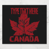 Cool Canada Bierlabels Custom Canada Flessenlabel Bier Etiket (Enkel label)