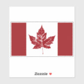 Cool Canada Flag Stickers Retro Canadese Souvenirs (Vel)