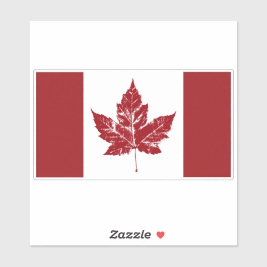 Cool Canada Flag Stickers Retro Canadese Souvenirs (Vel)