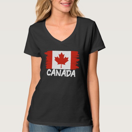 Cool Canada Flag T-shirt (Voorkant)
